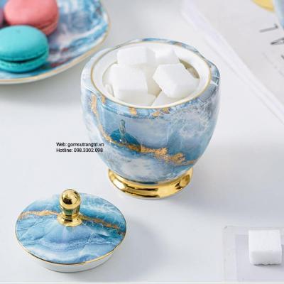 BỘ ẤM CHÉN VÂN ĐÁ CẨM THẠCH XANH